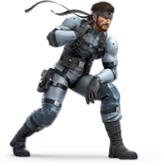 SSB Ultimate Solid Snake render.