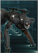 Crying Wolf's appearance in the official Metal Gear Solid website's Versus Battle page.