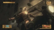 MGS4-DSR-3.jpg (37 KB) EVA being sniped by a Haven Trooper during the chase in Eastern Europe.