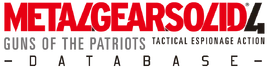 Metal Gear Solid 4 Database