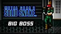 Metal Gear 2 Solid Snake (PS3) - Big Boss Fight Gameplay Playthrough (Part 14)