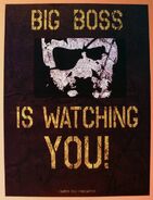 Mother Base Big Boss is Watching You! poster.