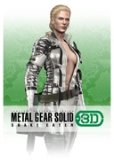 The Boss promotional character image for Metal Gear Solid: Snake Eater 3D (Japanese version).