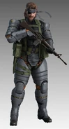 Promotional image of Big Boss in Battle Dress.