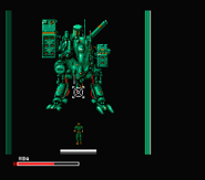 Solid Snake fights Metal Gear D.