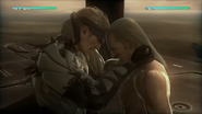 Solid Snake vs. Liquid Ocelot.