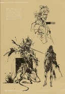 Designs from the Metal Gear Solid 4 Master Art Works book.