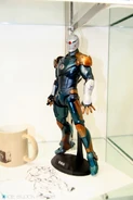 Gray Fox figurine at the Yoji Shinkawa exhibit in the Smithsonian (repainted Iron Man armor).