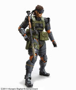 Snake (Battle Dress ver.) Play Arts KAI action figure by Square-Enix Products.