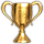 Gold trophy