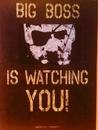 E3 2015 poster depicting Big Boss as Big Brother from 1984.