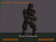 Comando Tengu en The Document of Metal Gear Solid 2.