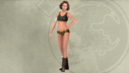 Amanda's model viewer, upon gaining an S-rank/gaining the bikini top, front.