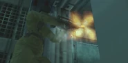 F.png (402 KB) Meryl fires at Snake after boarding an elevator under Psycho Mantis's influence.