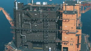 Diamond Dogs R&D Team platform in 1984