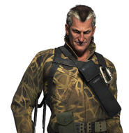 The Fear as he appears in the pachislot adaptation of Metal Gear Solid 3.