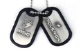 Dog tags #B by Level Up Wear.