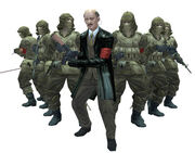 Sokolov and KGB soldiers from Metal Gear Online (Subsistence).