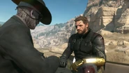 Venom Snake (with Bionic Arm (Gold)) and Skull Face.