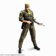 Kazuhira Miller Play Arts KAI action figure by Square-Enix Products.