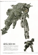 Metal Gear REX concept art for Metal Gear Solid 4.