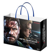 Ground Zeroes shopping bag, supplied when buying both a PlayStation 4 and a hard copy of the game.