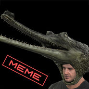 Crocodile Cap in Metal Gear Online (front)