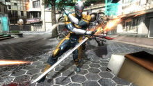 Gray Fox skin's Fox Blade ability.