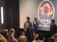 Hideo Kojima, Stefanie Joosten y Yoji Shinkawa.