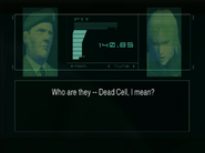 Raiden talking to Colonel on the codec in Metal Gear Solid 2.