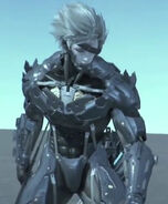 Render of Raiden in Rising, as seen in an interview with Hideo Kojima.