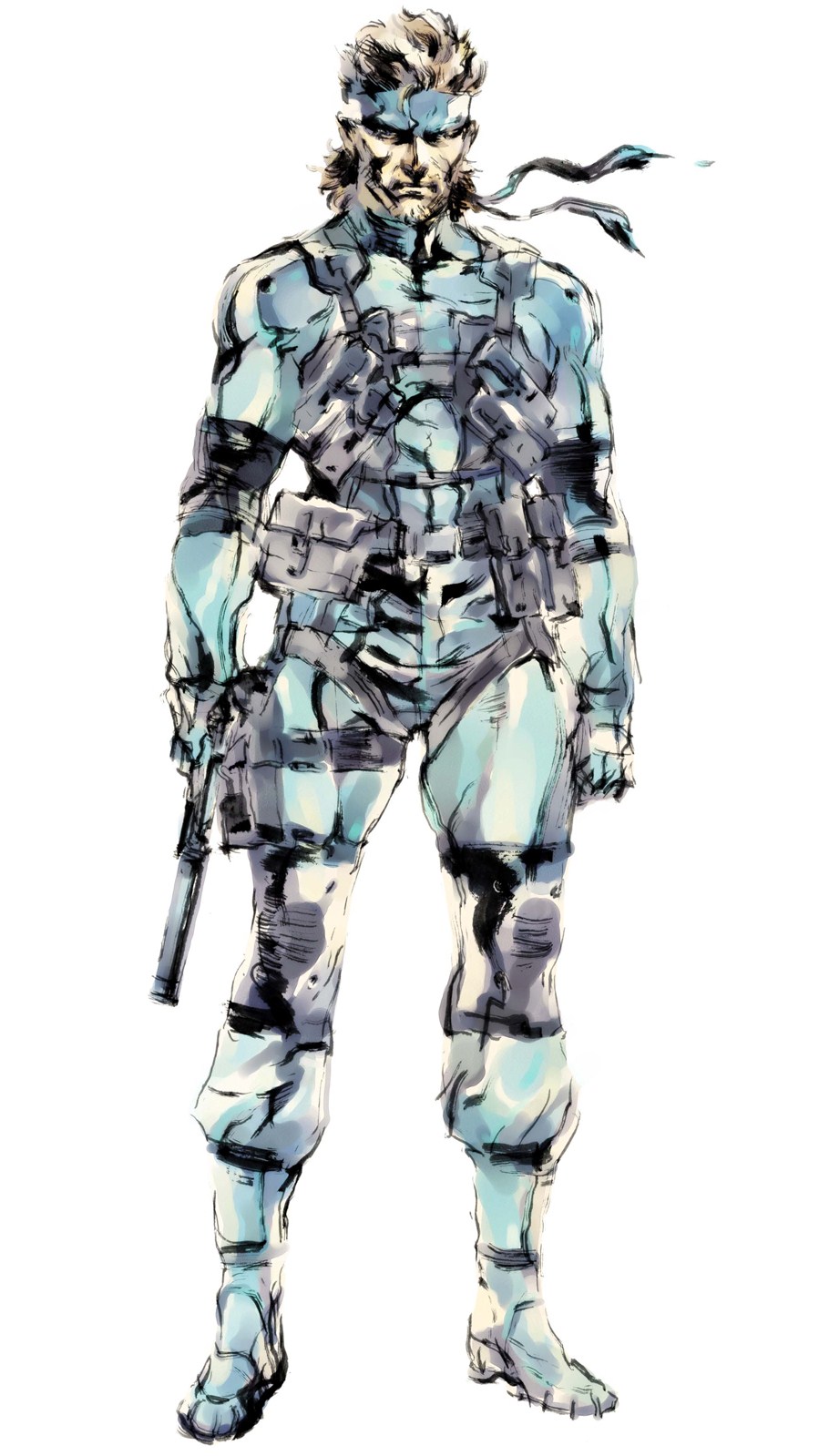 Snake Sketch 5  Metal Gear Solid by Yoji Shinkawa