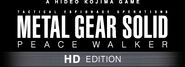 Metal Gear Solid: Peace Walker HD Edition logo.