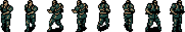 "Big Boss" character sprites.
