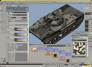 BMP-3 modelling and rendering.