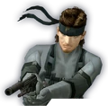 Solid Snake's character portrait for E3 Battle.