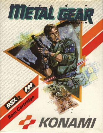 MSX2 Metal Gear box front