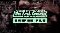 Metal Gear Solid (PS3) - Briefing Files Compilation