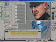 Solid Snake facial animation 1.