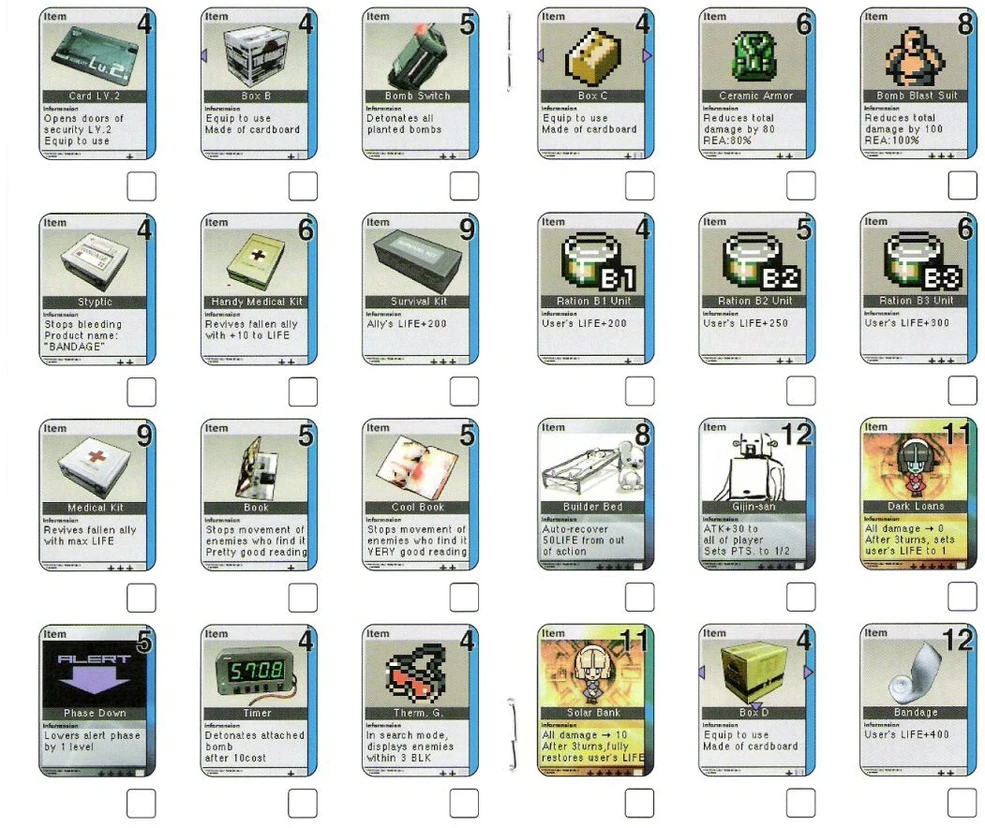 Card LV.2 (MGA card) | Metal Gear Wiki | Fandom