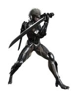 Black Raiden render from Metal Gear Rising: Revengeance