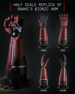 VENOM SNAKE'S BIONIC ARM ハーフスケールレプリカ Metal Gear Solid Mgsv Venom Snake 1/2 Bionic Arm | eBay
