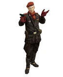 Render of Major Ocelot for Metal Gear Solid 3.