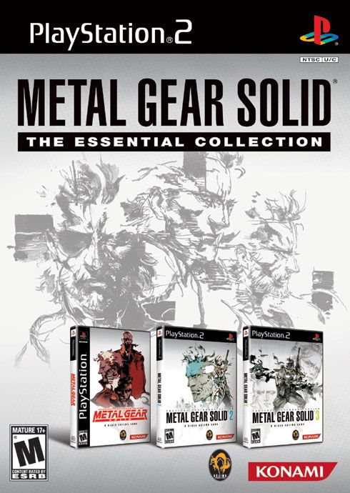 Metal Gear Solid 2 Cover Box Artwork the PS2 Classic Game Box 