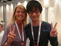 La Cécile real y Hideo Kojima.