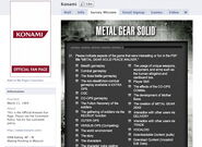 Peace Walker survey on Konami's website.