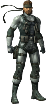 Solid Snake in Super Smash Bros. Brawl.