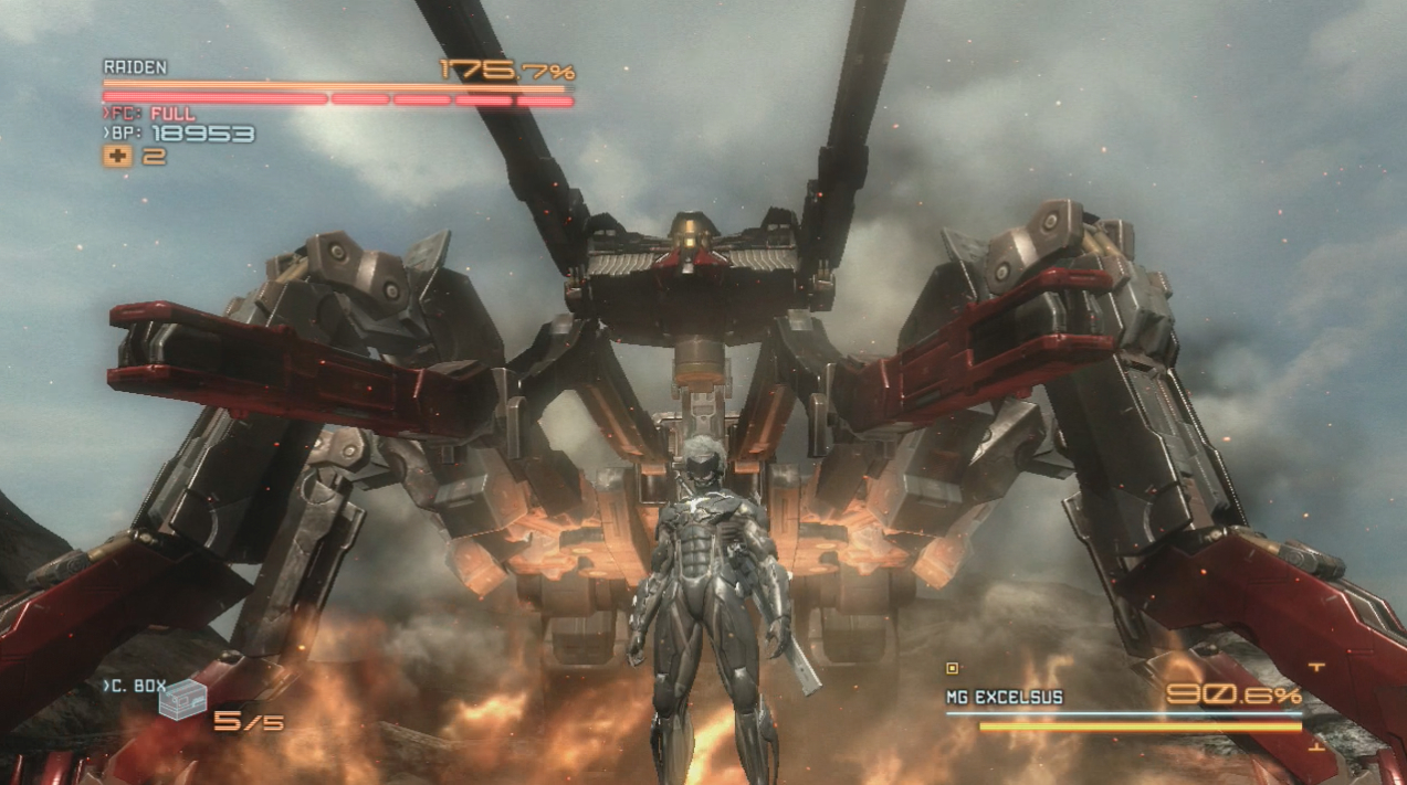 Metal Gear Rising's previous build had bosses that were