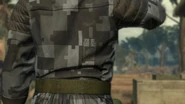 MG1 Cardboard Box cameo on fatigues in MGO3.