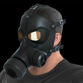 Front view of Mantis's mask, from Metal Gear Online.